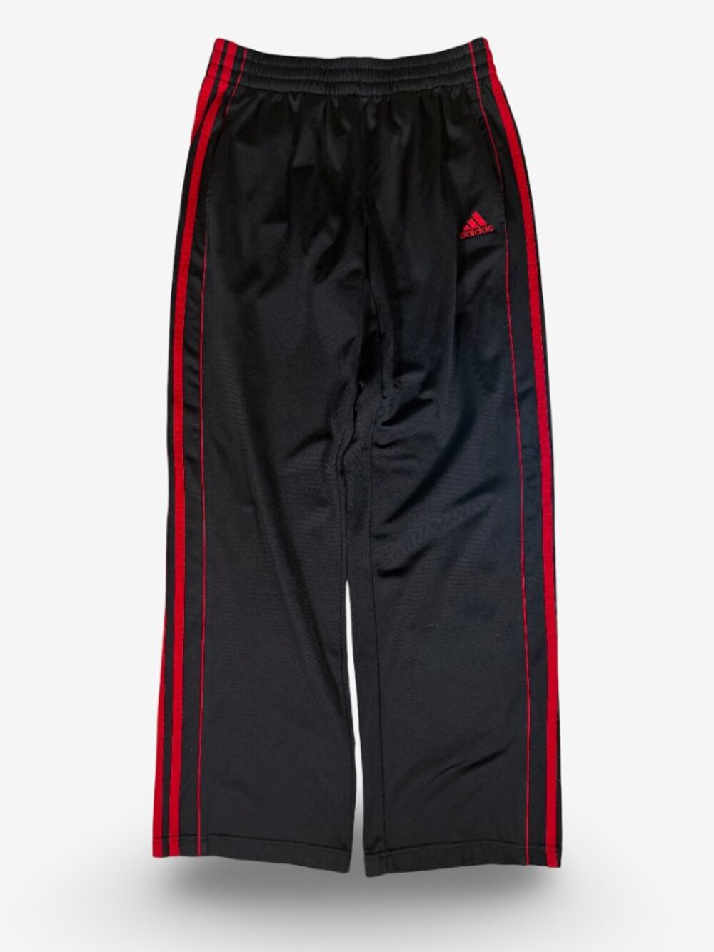 Adidas Wide Leg Athletic 3 Stripes Track Pants